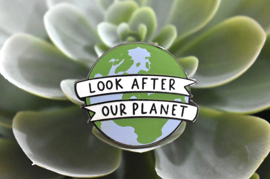 DISCONTINUED - Look After Our Planet Enamel Pin