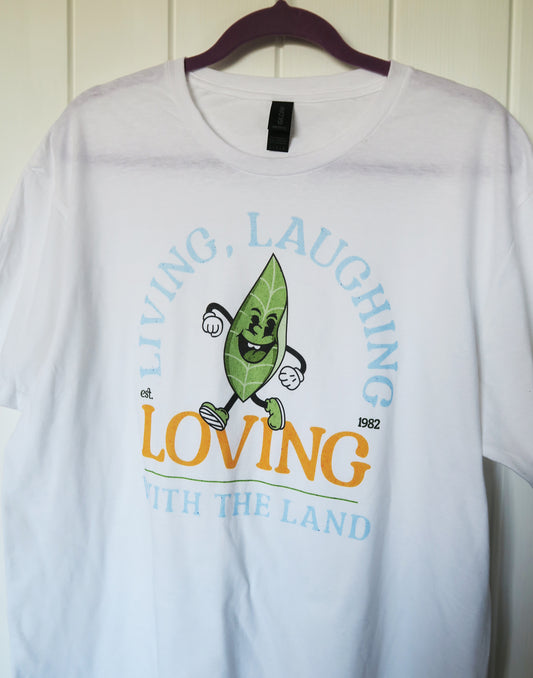 DISCONTINUED XL - Living, Laughing, Loving with the Land T-Shirt