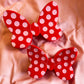 DISCONTINUED - Polka Dot Bow Hair Claw