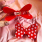 DISCONTINUED - Polka Dot Bow Hair Claw