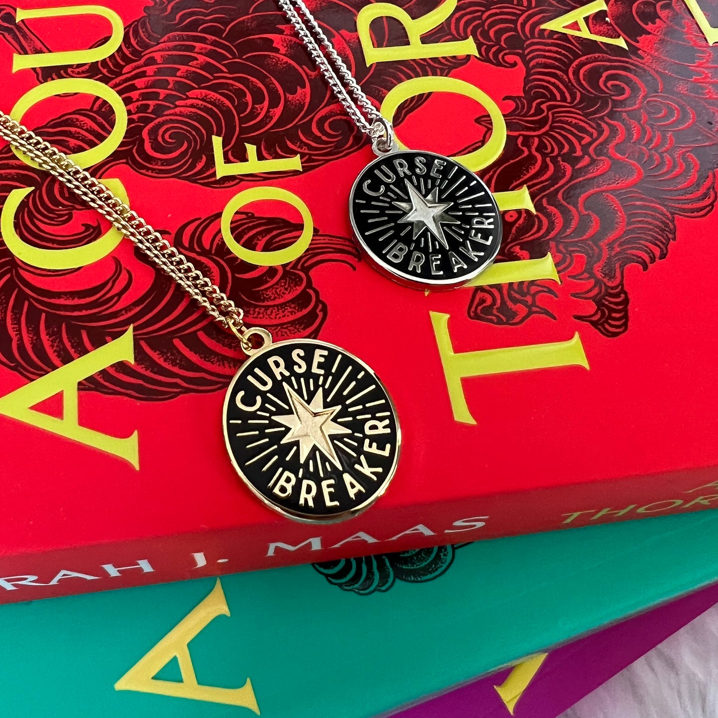 PREORDER Cursebreaker Enamel Necklace - Officially Licensed - A Court of Thorns and Roses